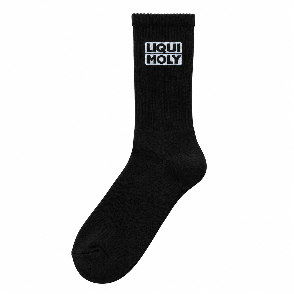 LIQUI MOLY Crew Socks - Black with White Logo