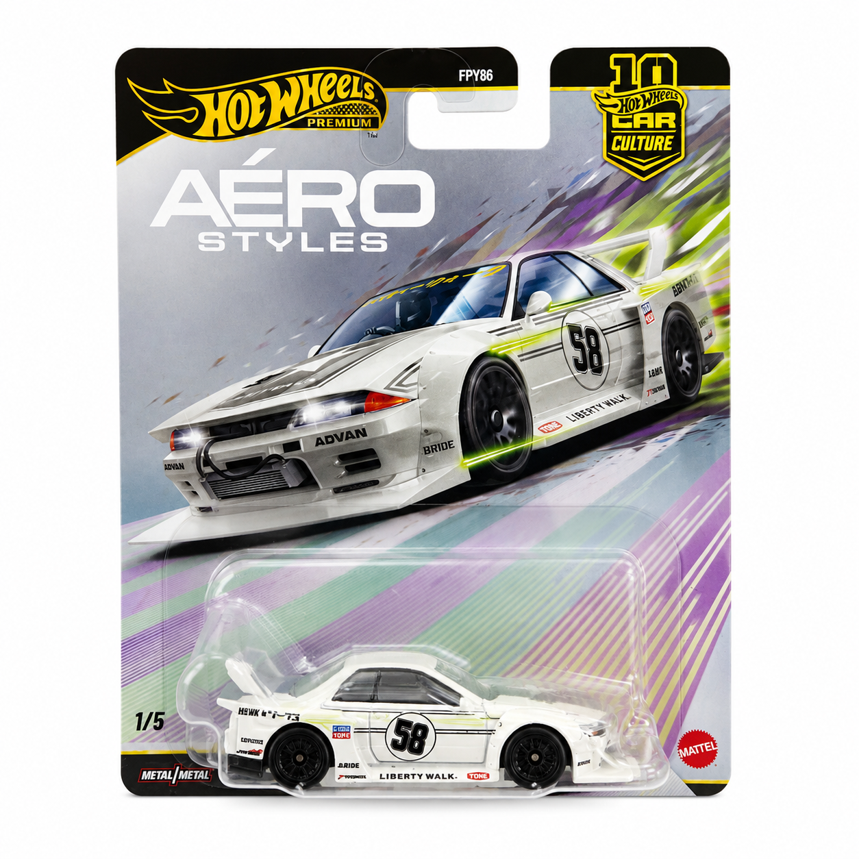 Hot Wheels Premium Liberty Walk Nissan Skyline GT-R (R32) – Aero Styles