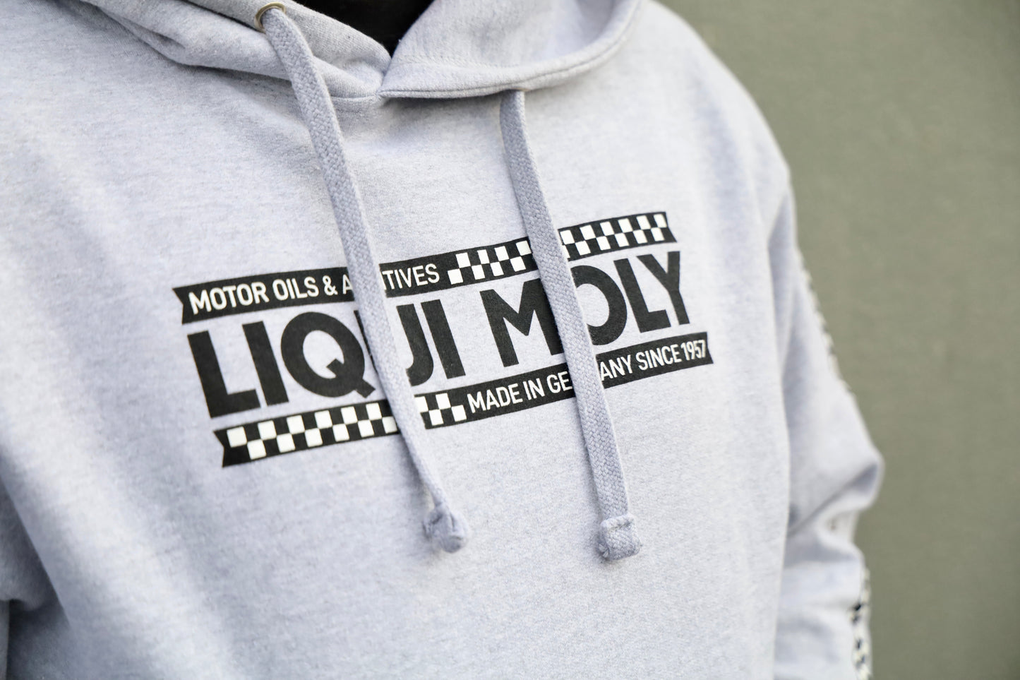 LIQUI MOLY Hoodie Checkers Athletic Heather