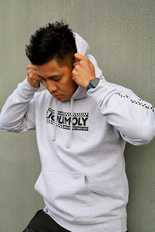 LIQUI MOLY Hoodie Checkers Athletic Heather