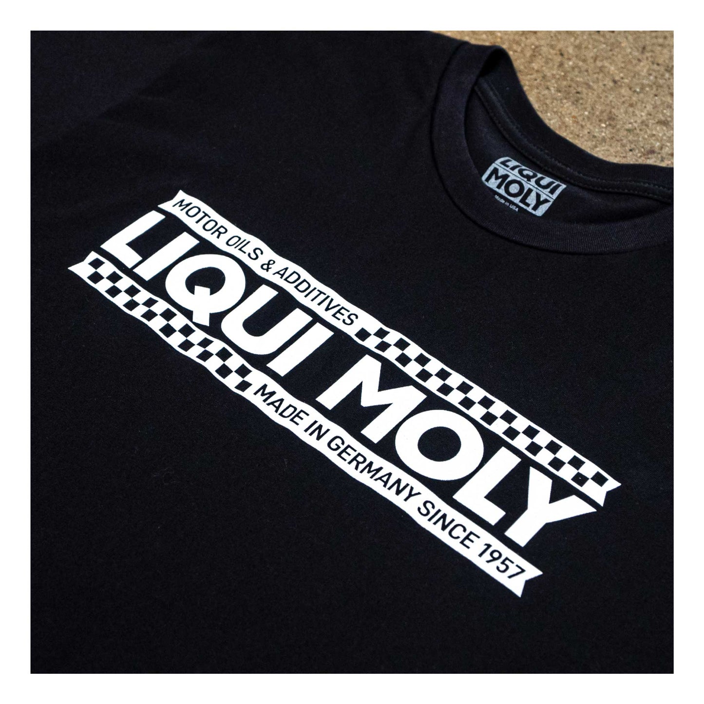 Camiseta de cuadros LIQUI MOLY - Negro