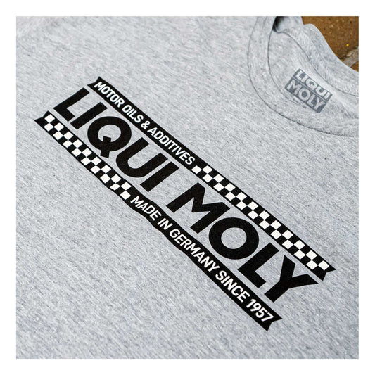 LIQUI MOLY Checkers Tee - Athletic Heather