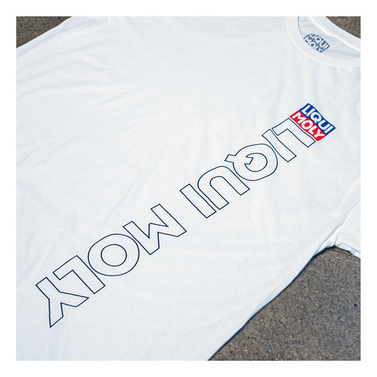 LIQUI MOLY Vertical Logo Statement Tee - White