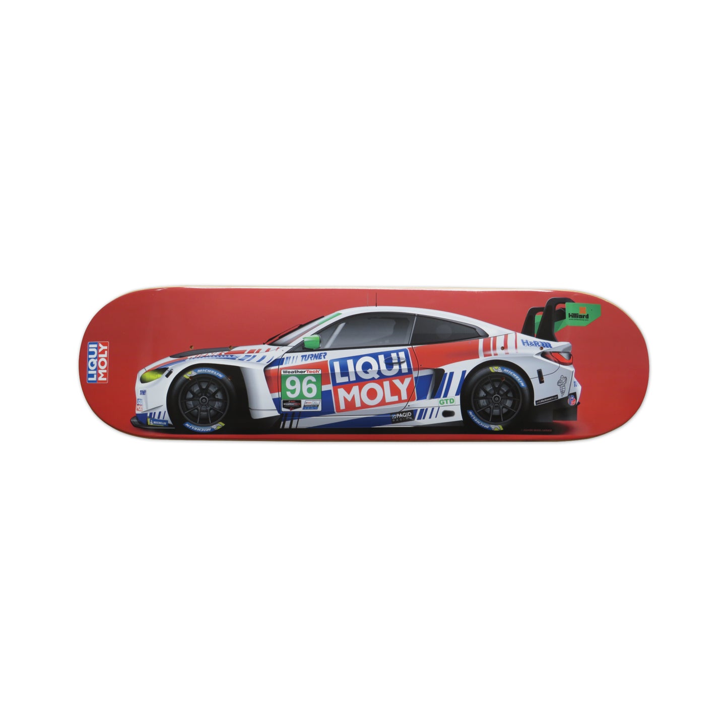 LIQUI MOLY Turner Full Color Skateboard Deck - Red Edition