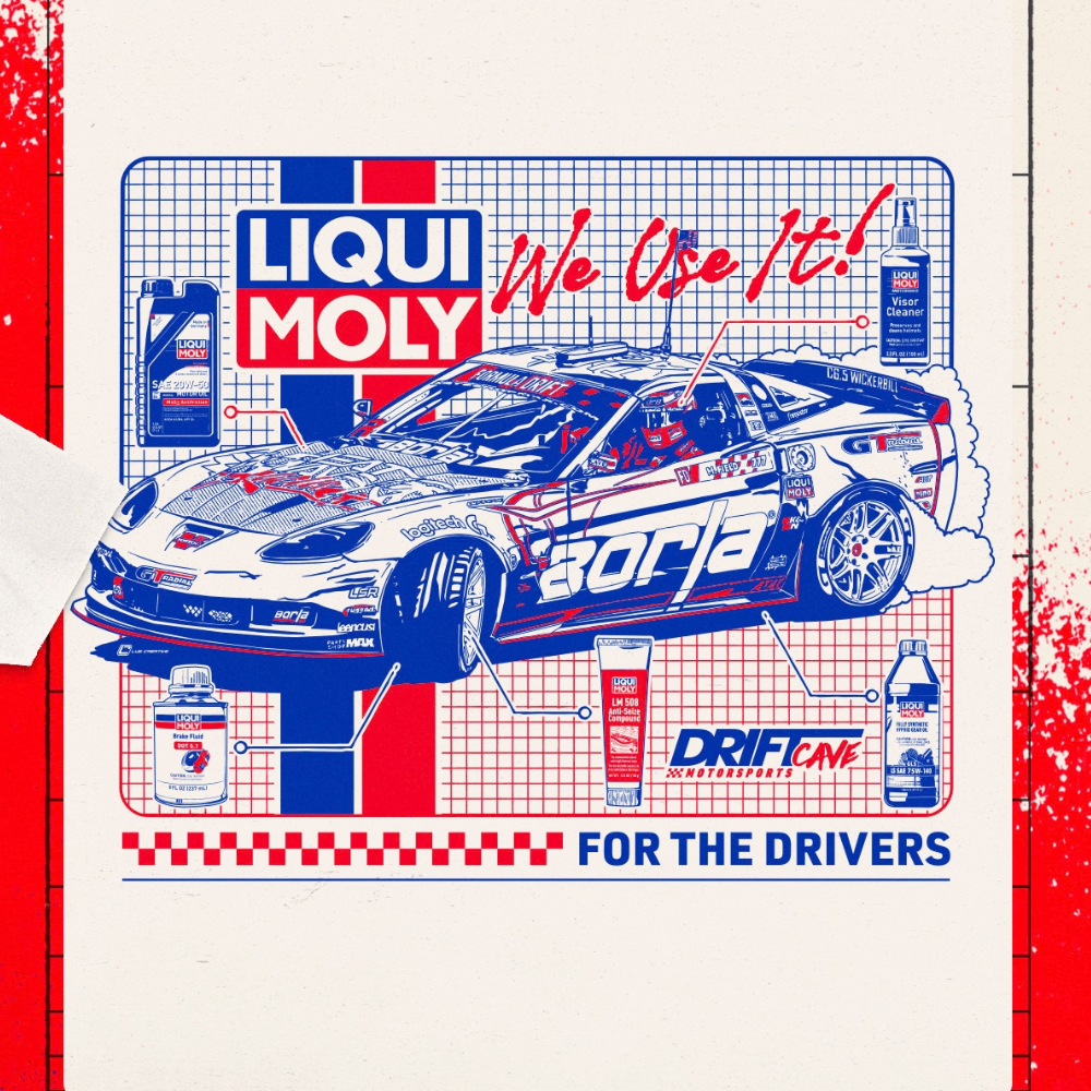 Matt Field x LIQUI MOLY “We Use It!” Drift Tee Limited Edition