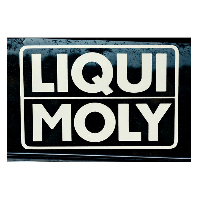 LIQUI MOLY Logo Decal – White