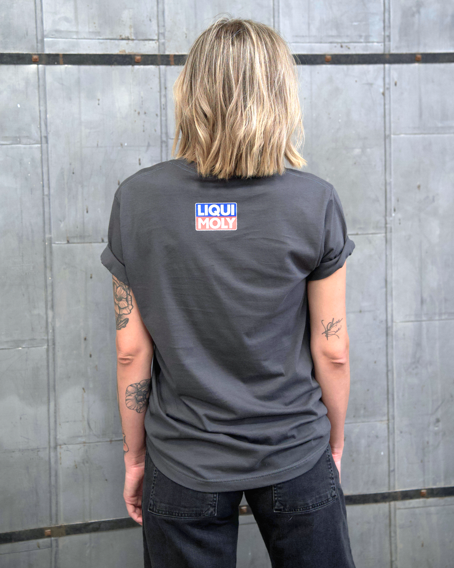 LIQUI MOLY Stacked Logo Power Tee – Charcoal