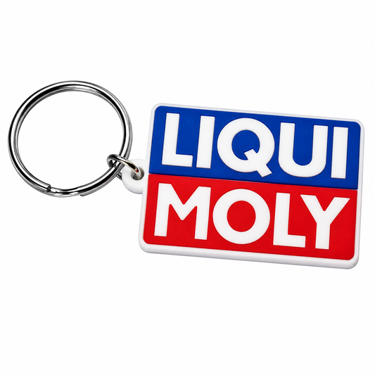 LIQUI MOLY Classic Logo Keychain white