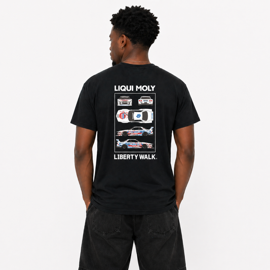 LIQUI MOLY x Liberty Walk Skyline GT-R R32 Limited Edition Tee – Black