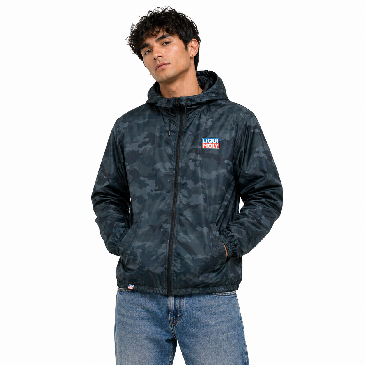 LIQUI MOLY Black Camo Windbreaker