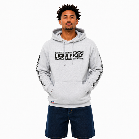 LIQUI MOLY Hoodie Checkers Athletic Heather
