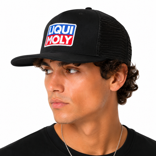 LIQUI MOLY Black Mesh Trucker Hat