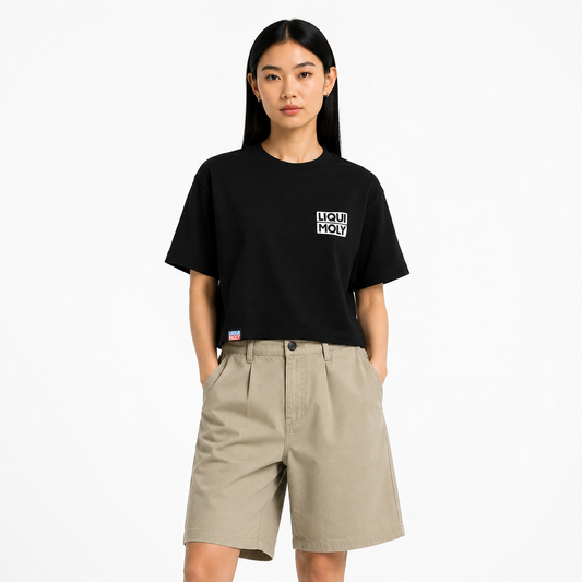LIQUI MOLY Ladies Cropped Essential Tee