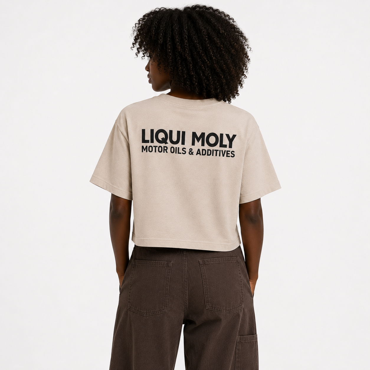 LIQUI MOLY Ladies Cropped Essential Tee