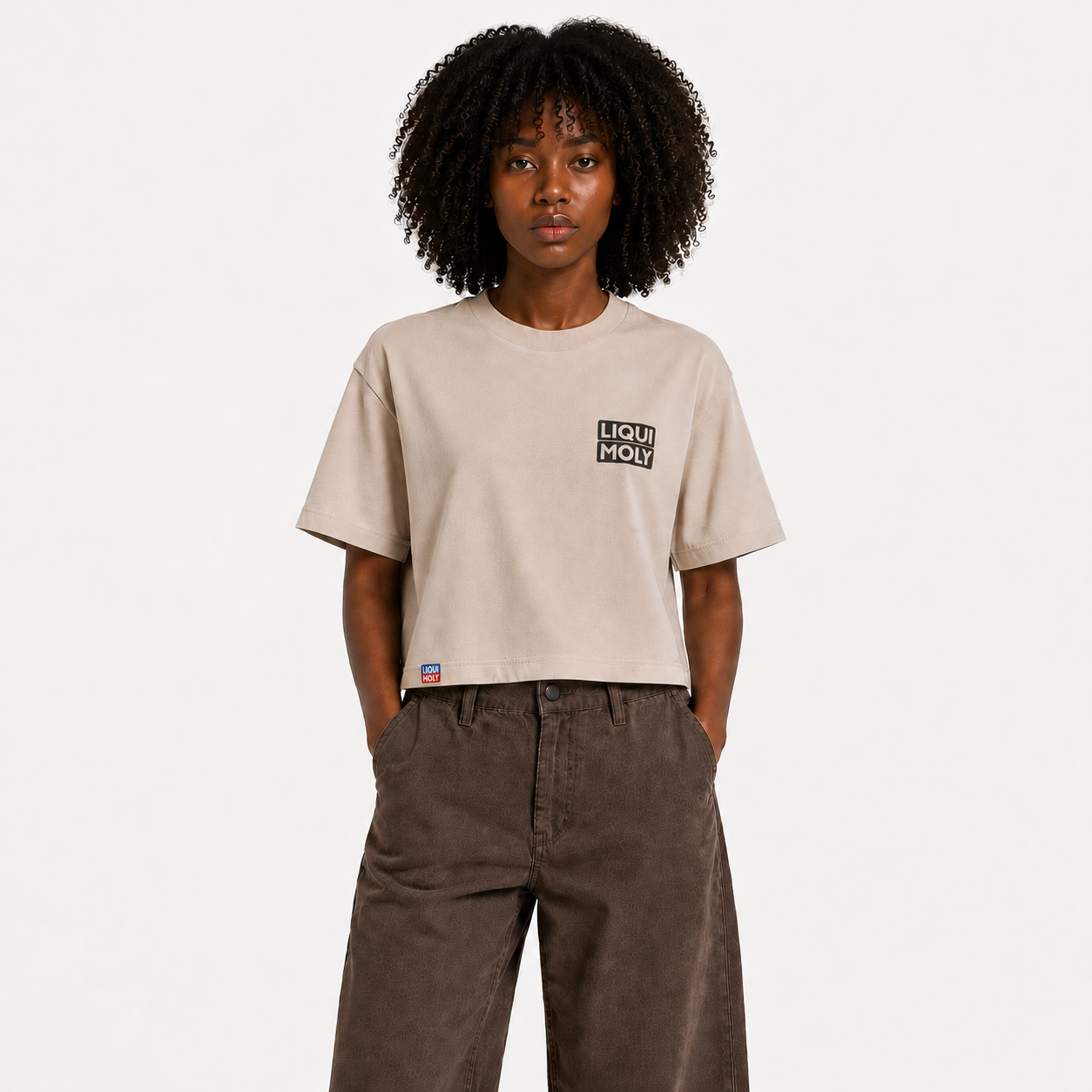 LIQUI MOLY Ladies Cropped Essential Tee