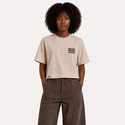 LIQUI MOLY Ladies Cropped Essential Tee