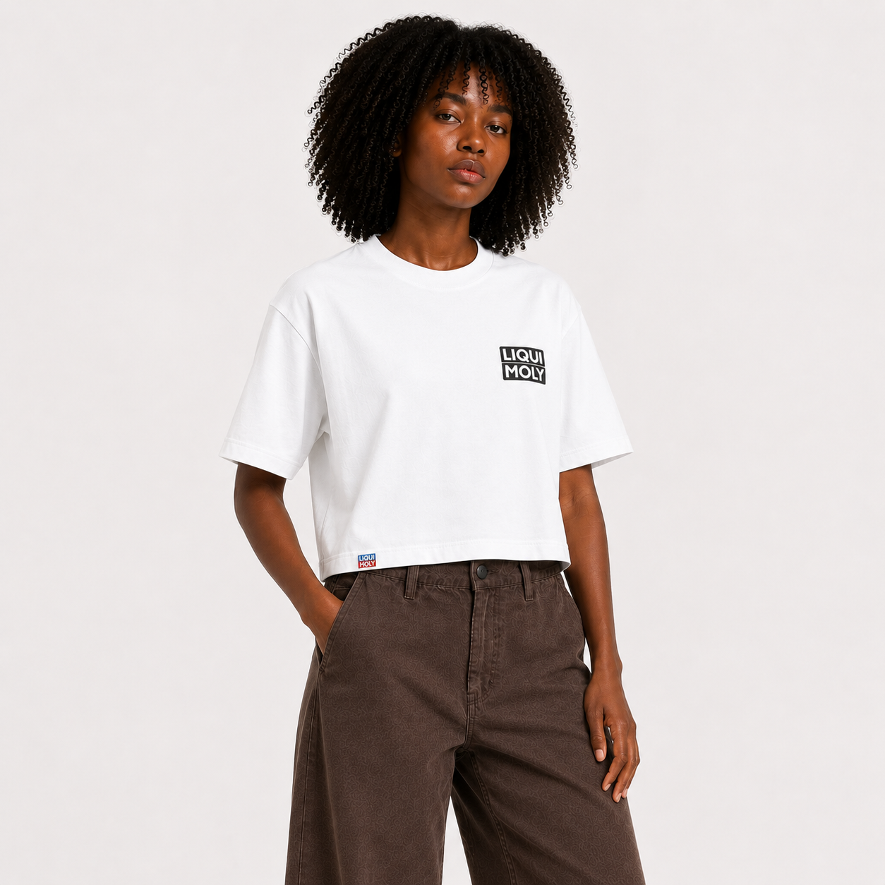 LIQUI MOLY Ladies Cropped Essential Tee