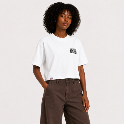 LIQUI MOLY Ladies Cropped Essential Tee