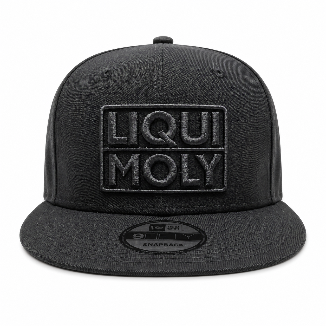 Gorra de béisbol New Era de LIQUI MOLY en negro sobre negro - Edición de diseño elegante