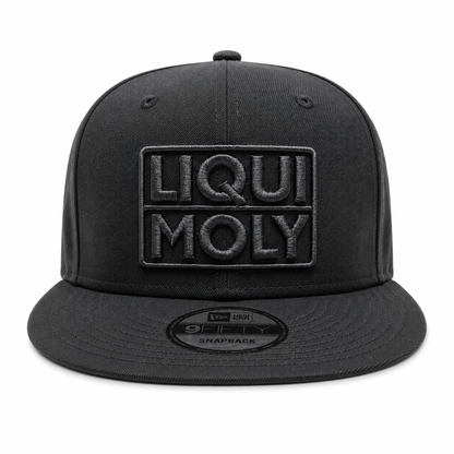 Gorra de béisbol New Era de LIQUI MOLY en negro sobre negro - Edición de diseño elegante
