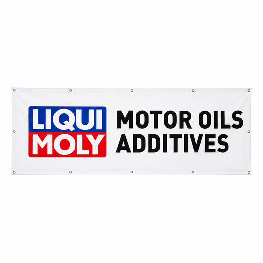 LIQUI MOLY Motor Oils Additives Vinyl Banner 10 x 3 ft