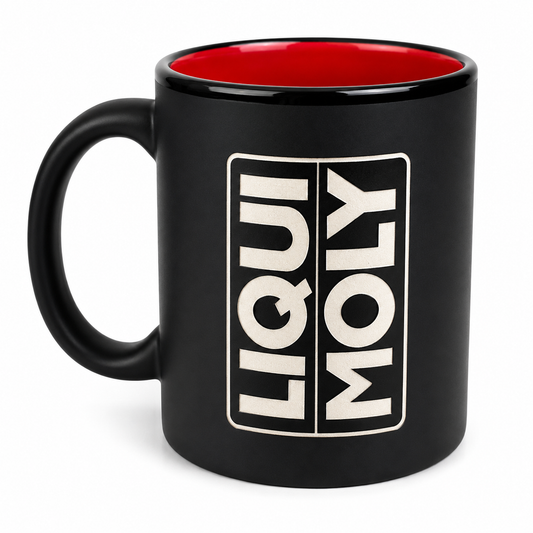 Taza de café LIQUI MOLY – Negra y roja