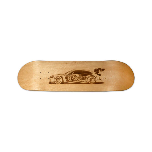 LIQUI MOLY Skateboard Deck - Wood Grain Horizontal Design