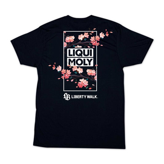 LIQUI MOLY x Liberty Walk Cherry Blossom Limited Edition Tee – Black COMING SOON !!!